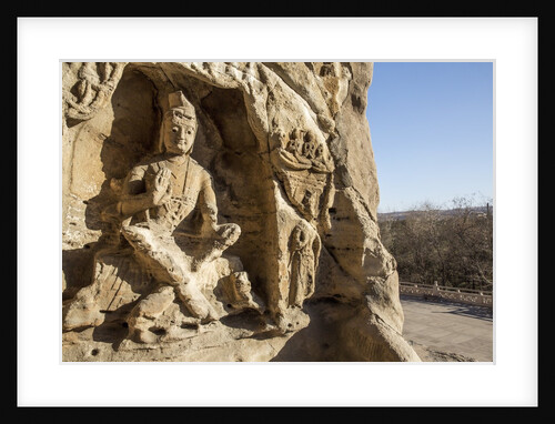 Buddha Caves, Datong, Shanxi Province, China by Anonymous