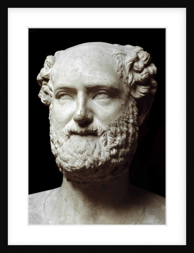 Roman marble bust of Aristophanes by Anonymous