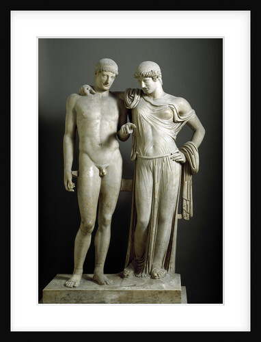 Roman sculpture of Electra and Orestes by Anonymous