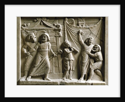 Scene of the Greek comedy Andria by Terence