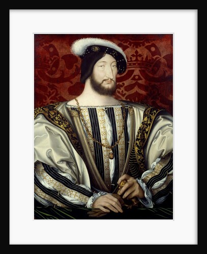 Portrait of Francis I, King of France, by Jean Clouet