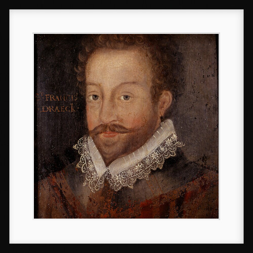 Portrait of Sir Francis Drake by Jocodus Hondius