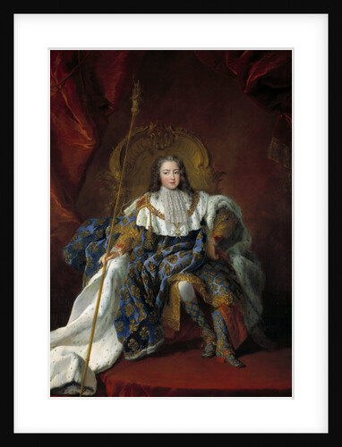 Portrait of Louis XV by Alexis Simon Belle