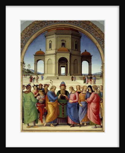 The Marriage of the Virgin by Pietro Perugino