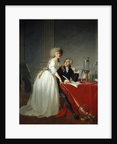 Portrait of Antoine-Laurent Lavoisier and His Wife by Jacques-Louis David