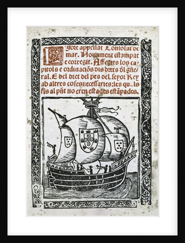 Catalan literature. 14th and 15th Centuries. Book of the Consulate of the Sea. Cover. by Anonymous