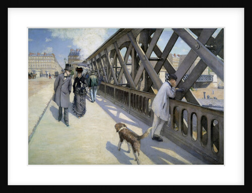 Le Pont de l'Europe by Gustave Caillebotte
