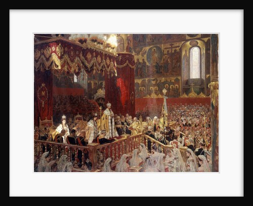 The Coronation of Tsar Nicholas II by Anonymous