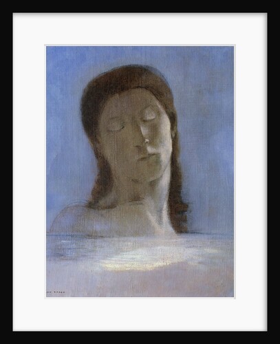 The Closed Eyes by Odilon Redon