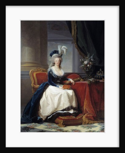 Portrait of Marie Antoinette, Queen of France by Elisabeth Vigee-Lebrun