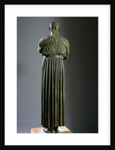 The Charioteer of Delphi, also known as Heniokhos by Anonymous