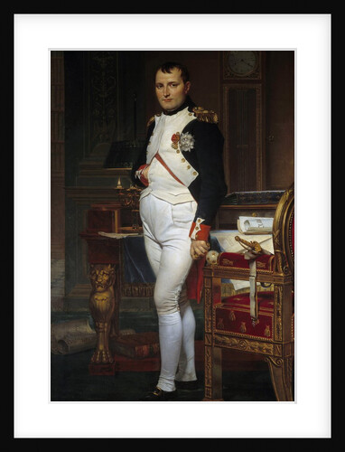 Portrait of Napoleon Bonaparte in His Study at the Tuileries Palace by Jacques-Louis David
