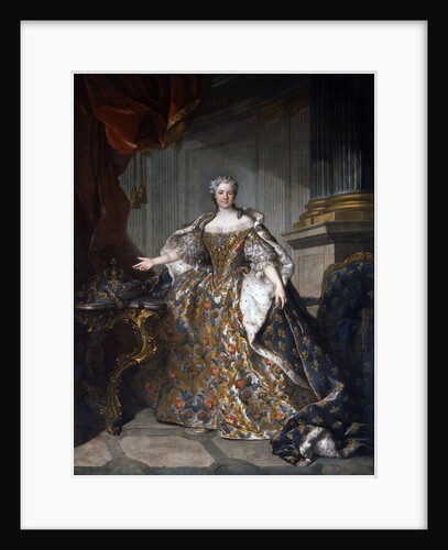 Portrait of Maria Leszczynska by Louis Tocque