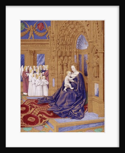 The Virgin and the Child by Jean Fouquet