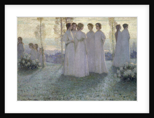Sunday by Henri Eugene Le Sidaner