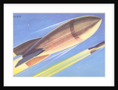 Rockets in Space by Anonymous