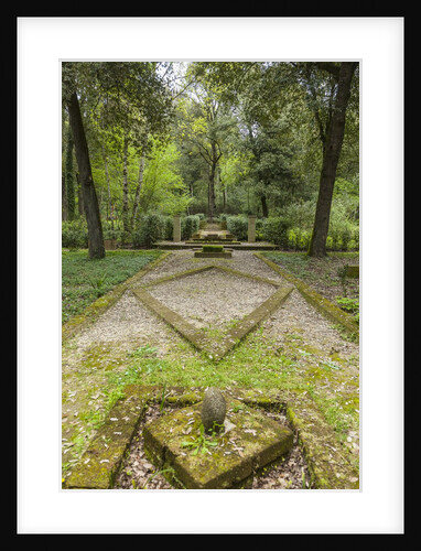Bosco della Ragnaia, garden created by Sheppard Craige