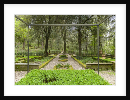 Bosco della Ragnaia, garden created by Sheppard Craige