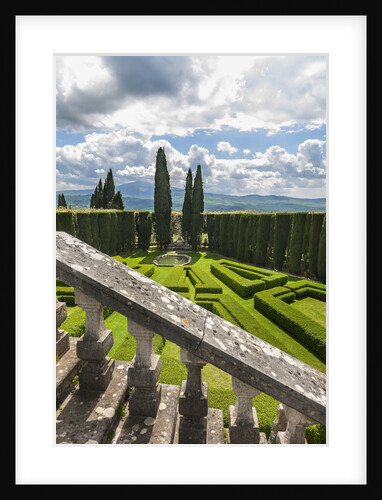 Villa La Foce Garden by Anonymous