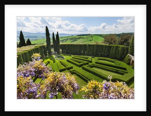 Villa La Foce Garden by Anonymous