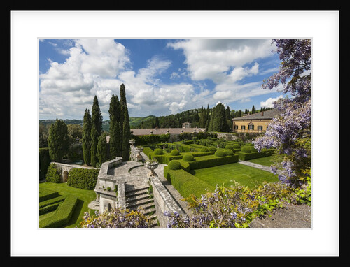 Villa La Foce Garden by Anonymous