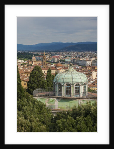 View of Boboli Garden and Kafehaus from Forte Belvedere, by Anonymous