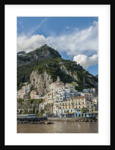 View of the town from seaport by Anonymous