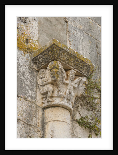 The archaeological ruins around Santissima Trinita church by Anonymous