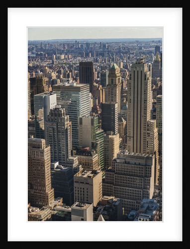View of the town from Rockefeller Center Terrace by Anonymous