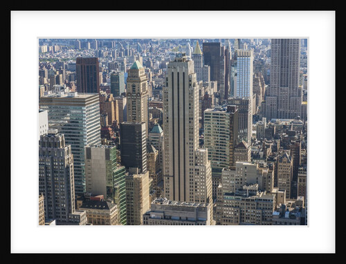 View of the town from Rockefeller Center Terrace by Anonymous