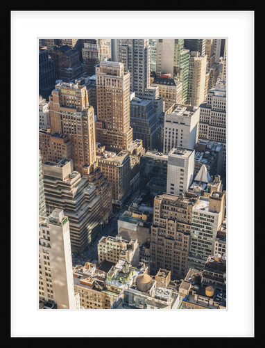 View of the town from Rockefeller Center Terrace by Anonymous