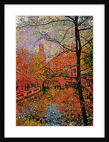 Tree and Canal by Anonymous