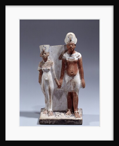 Statuette of Amenophis IV (Akhenaten) and Nefertiti by Anonymous