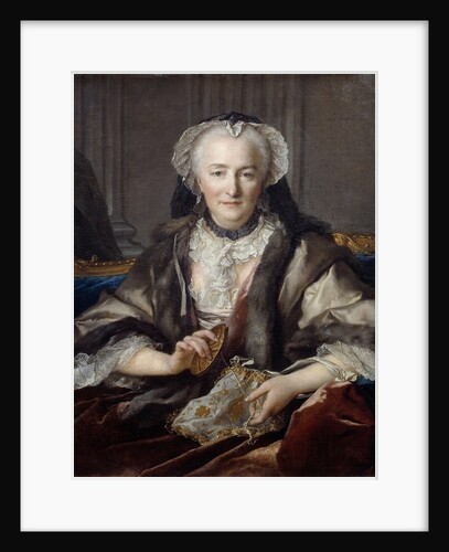 Portrait of Anne Jarry, Madame Dange by Louis Tocque
