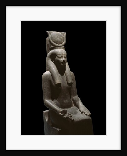 Ancient Egyptian sculpture representing the goddess Hathor by Anonymous