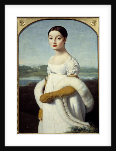 Portrait of Mademoiselle Caroline Riviere by Jean-Auguste-Dominique Ingres