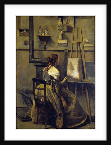Studio of Corot by Jean Baptiste Camille Corot