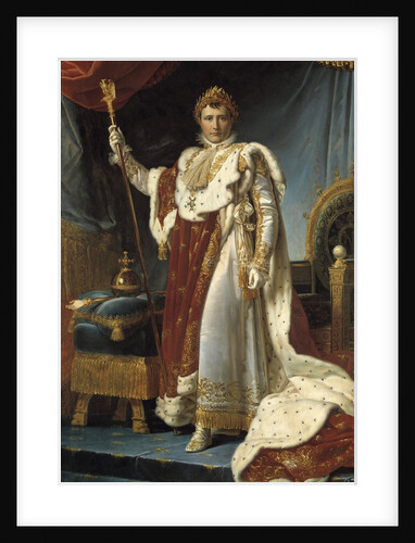 Portrait of Napoleon I in Coronation Robes by Francois Gerard