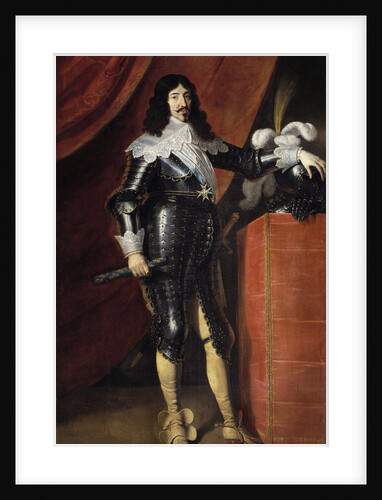Portrait of Louis XIII, French School by Anonymous