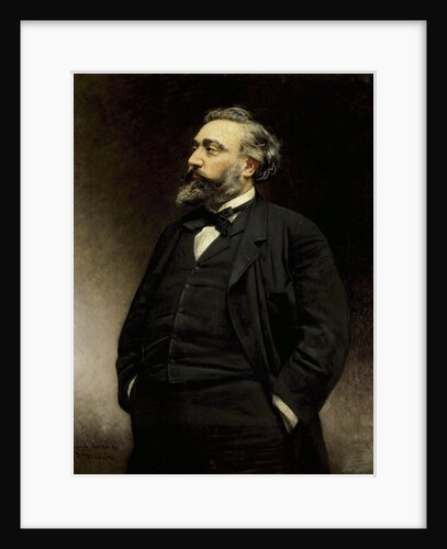 Portrait of Leon Gambetta by Leon Joseph Bonnat