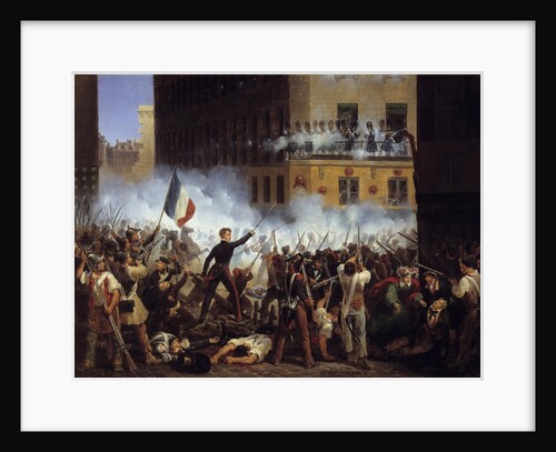 Rohan Road Combat, 29 July 1830 by Hippolyte Lecomte