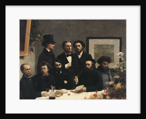 A Corner of the Table by Ignace Henri Fantin-Latour