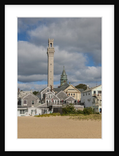 The seaside with Pilgrim Tower by Anonymous