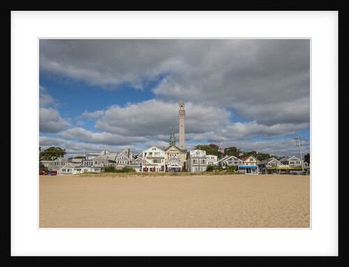 The seaside with Pilgrim Tower by Anonymous
