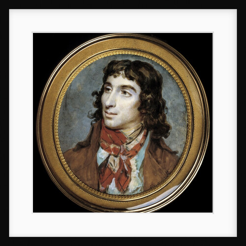 Portrait of Camille Desmoulins by Francois Dumont