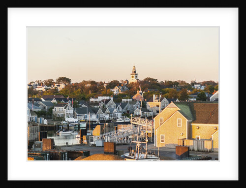 View of Nantucket village by Anonymous
