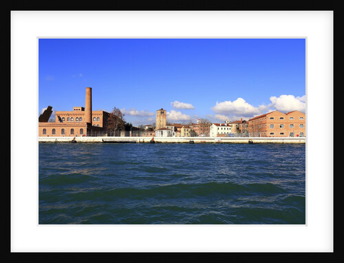 Zattere Canal on the way to the seaport. by Anonymous