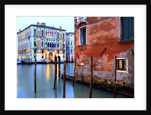 Canal Grande, a view near the Accademia bridge. by Anonymous