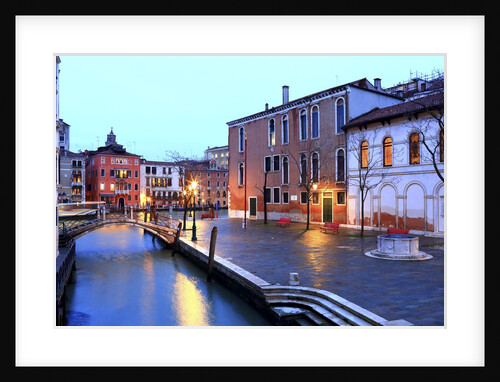 Campo San Vio, near the Accademia bridge. by Anonymous