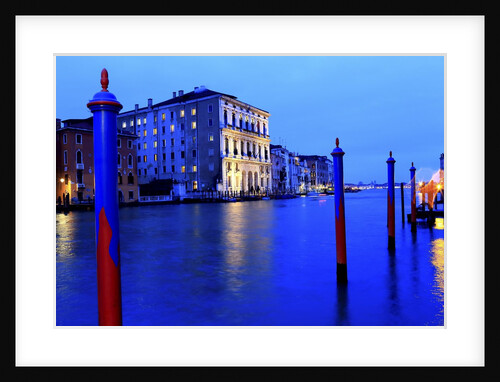 Canal Grande, view near the Accademia bridge. by Anonymous
